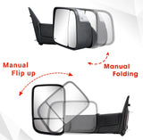 2009-2012 Ram 1500/2500/3500 Tow Mirrors - Power/Heated/Signal/Puddle Lamps (4th Gen)