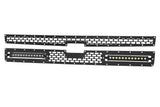 ROUGH COUNTRY MESH GRILLE W/ DUAL 12IN BLACK SERIES LEDS | 2011-2014 CHEVY SILVERADO 2500HD/3500HD - 70155