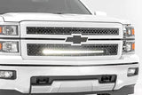 ROUGH COUNTRY MESH GRILLE W/30" BLACK SERIES DUAL ROW LED | 2014-2015 SILVERADO 1500 - 70103
