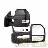 2015-2020 Ford F150 Tow Mirrors (Black or Chrome)