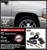 READYLIFT 2.5"F / 1"R SST LIFT KIT - 2000-2006 Tahoe/Suburban/Yukon/Avalanche - 69-3005