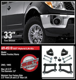 READYLIFT 2.5" SST LIFT KIT - NISSAN FRONTIER / XTERRA / EQUATOR 2005-2022 - 69-4510
