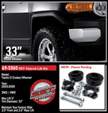 READYLIFT 3"F / 2"R SST LIFT KIT - 2003-2022 FJ CRUISER/4RUNNER - 69-5060