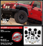 READYLIFT 3" SST LIFT KIT - JEEP JK WRANGLER 4WD 2007-2018 - 69-6000