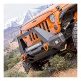 ARIES TRAILCHASER STEEL FRONT BUMPER CENTER SECTION | 2007-2018 JEEP WRANGLER JK - 2081000