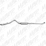 MBRP S5014AL - 3" Armor Lite Cat-Back Exhaust System - 2003-2006 Silverado/Sierra 1500 4.8L, 5.3L - S5014AL