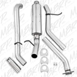 MBRP S5014AL - 3" Armor Lite Cat-Back Exhaust System - 2003-2006 Silverado/Sierra 1500 4.8L, 5.3L - S5014AL