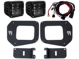 RIGID 2016-2020 TOYOTA TACOMA FOG LIGHT MOUNT KIT; INCLUDES D-SERIES SAE WHITE