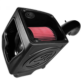 S&B COLD AIR INTAKE FOR 16-19 SILVERADO/SIERRA 2500, 3500 6.0L COTTON CLEANABLE RED