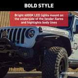 ARIES LED Fender Lights for 18-24 Jeep Wrangler JL, 20-24 Gladiator JT - 1500235