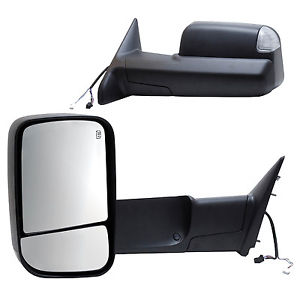 2009-2012 Ram Tow Mirrors - Power/Heated/Signal/Puddle Lamps (4th Gen)