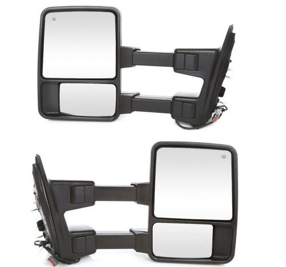 Ford F250/F350 Tow Mirrors - Smoked Signals - 2003-2016