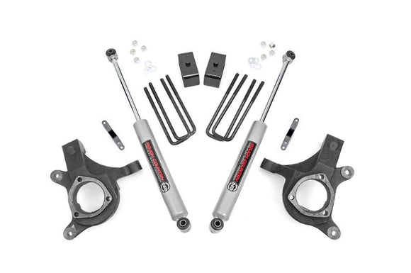 ROUGH COUNTRY 3 INCH LIFT KIT | LIFT KNUCKLE | CHEVY/GMC 1500 2WD (07-13) - 10730