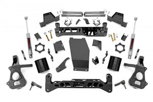 ROUGH COUNTRY 7 INCH LIFT KIT | ALUM/STAMP STEEL | STRUT SPACER | SILVERADO/SIERRA 1500 4WD (14-18) - 17431