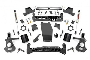 ROUGH COUNTRY 7 INCH LIFT KIT | CAST STEEL | V2 | SILVERADO/SIERRA 1500 4WD (14-18) - 22870