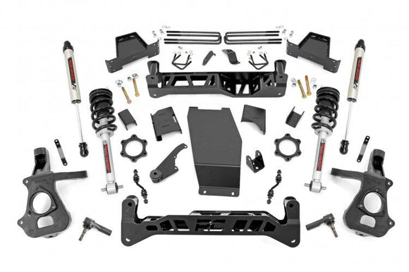 ROUGH COUNTRY 7 INCH LIFT KIT | ALUM/STAMP STEEL | N3 STRUTS/V2 | SILVERADO/SIERRA 1500 (14-18) - 17471