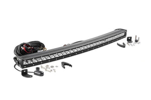 ROUGH COUNTRY 30" CHROME SERIES SINGLE ROW CURVED CREE LED LIGHT BAR - 72730