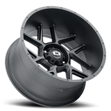 VISION 360 SLIVER SATIN BLACK | 20X10 5X139.7 -25 OFFSET - C360-20085SB-25