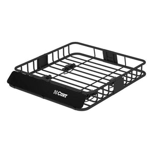 CURT UNIVERSAL 41-1/2IN. X 37IN. ROOF RACK CARGO CARRIER - 18115