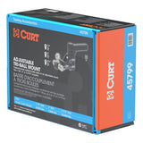 CURT ADJUSTABLE TRI-BALL MOUNT (2IN. SHANK; 1-7/8IN.; 2IN./2-5/16IN. BALLS) - 45799
