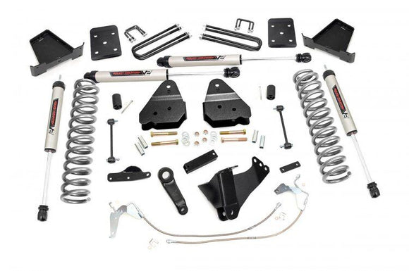 ROUGH COUNTRY 4.5 INCH LIFT KIT | W/O OVERLOADS | V2 | FORD F250/F350 4WD (08-10) - 47870