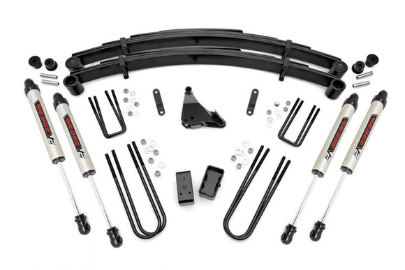ROUGH COUNTRY 4 INCH LIFT KIT | REAR BLOCKS | V2 | FORD SUPER DUTY 4WD (1999-2004) - 49570