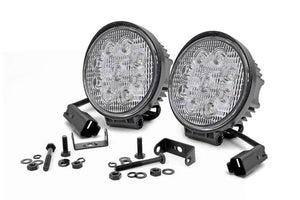 ROUGH COUNTRY 4-INCH LED ROUND LIGHTS (PAIR)