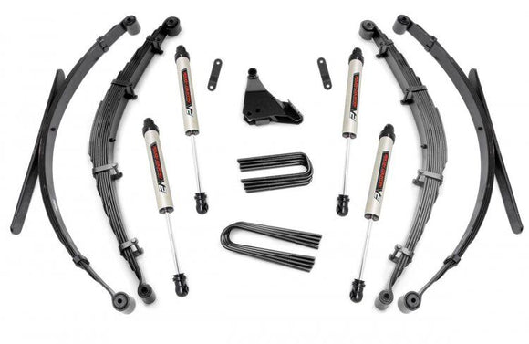 ROUGH COUNTRY 4 INCH LIFT KIT | REAR SPRINGS | V2 | FORD SUPER DUTY 4WD (1999-2004) - 50170