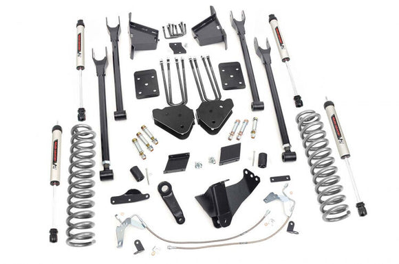 ROUGH COUNTRY 6 INCH LIFT KIT | DIESEL | 4-LINK | NO OVERLOAD | V2 | FORD F250 4WD (15-16) - 52770