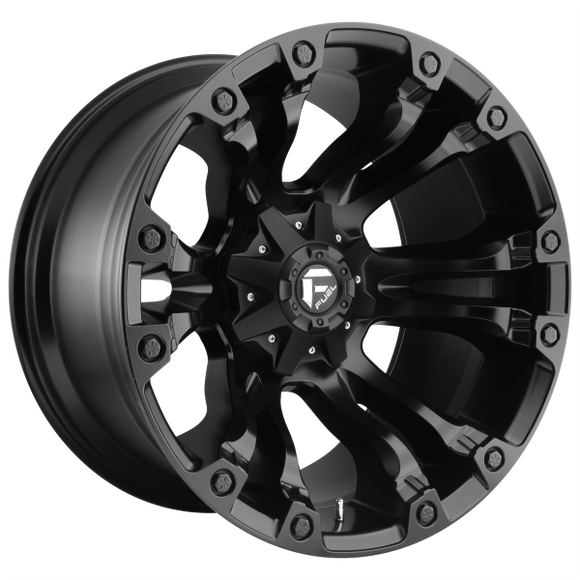 FUEL VAPOR D560 1PC 18X9 6X135/6X139.7 MATTE BLACK 19MM - D56018909856