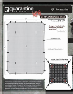 QUARANTINE DETACHABLE MESH - LONG BOX