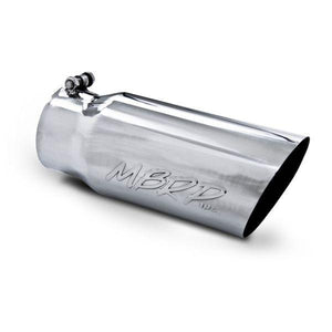 MBRP T5052 TIP | 5" O.D. ANGLED SINGLE WALLED 4" INLET 12" LENGTH - T304