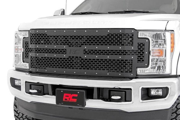 ROUGH COUNTRY MESH GRILLE | 2017-2019 FORD F250/F350 - 70213