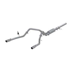 MBRP 3" Cat Back, Dual Split Rear, AL, 2014-2018 Silverado/Sierra 1500 4.3L V6/5.3L V8 - S5084AL