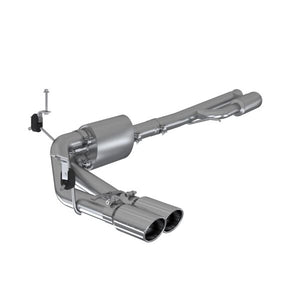 MBRP Armor Lite 3" Cat Back, Pre-Axle Dual Side Exit, AL, Silverado/ Sierra 1500 4.3L/5.3L - S5092AL