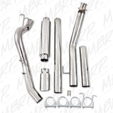 MBRP S6100409 - 4" XP SERIES TURBO-BACK EXHAUST SYSTEM - DODGE RAM 5.9L CUMMIN 1998-2002