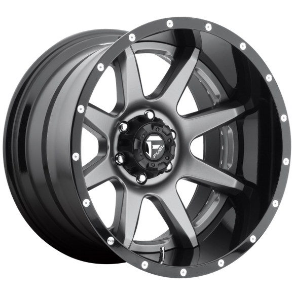 FUEL OFFROAD RAMPAGE 2PC D238 22X12 6X135 MT-GNMTL-BL -44MM - D23822208947