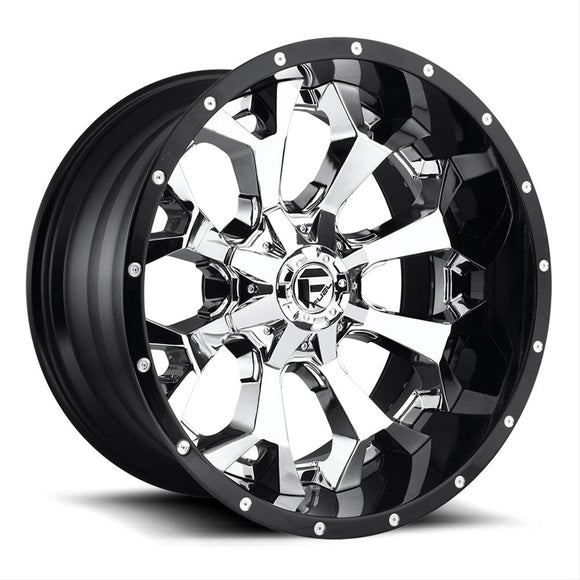 FUEL ASSAULT 2PC D246 22X10 6X135/6X139.7 CHR-PLATED-GBL -13MM - D24622009850