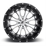 FUEL ASSAULT 2PC D246 20X10 6X135/6X139.7 CHR-PLATED-GBL -18MM - D24620009847