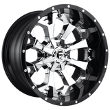 FUEL ASSAULT 2PC D246 22X10 6X135/6X139.7 CHR-PLATED-GBL -13MM - D24622009850
