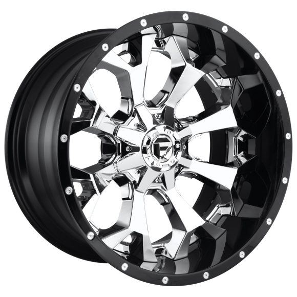 FUEL ASSAULT 2PC D246 22X10 8X170 CHR-PLATED-GBL -13MM - D24622001750