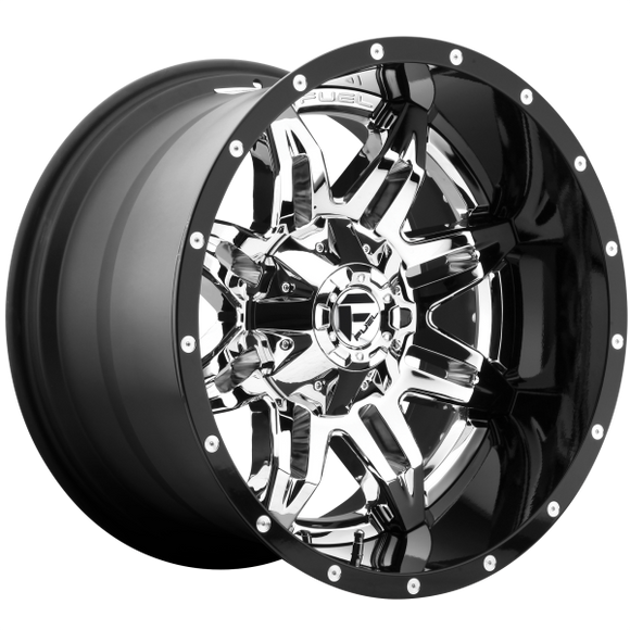 FUEL OFFROAD LETHAL 2PC D266 20X10 5X4.5/5.0 CHR-PLATED-GBL -19MM - D26620002647