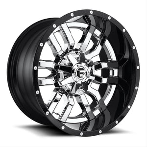 FUEL OFFROAD SLEDGE 2PC D270 22X10 6X135/5.5 CHR-PLATED-GBL -13MM - D27022009850