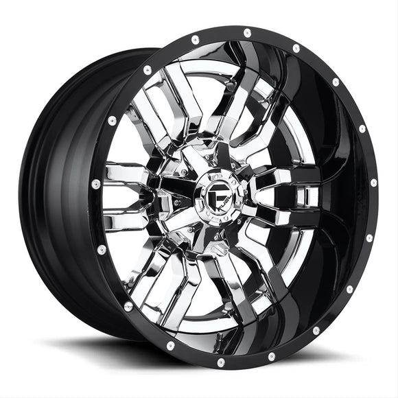 FUEL OFFROAD SLEDGE 2PC D270 20X10 6X135/5.5 CHR-PLATED-GBL -18MM - D27020009847