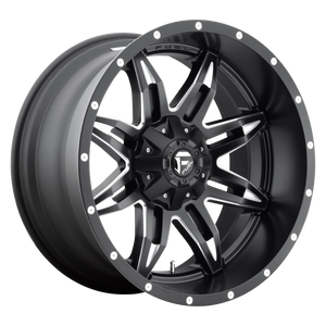 FUEL LETHAL D567 1PC 18X9 5X4.5/5X5 MATTE BLACK & MILLED -12MM - D56718902645