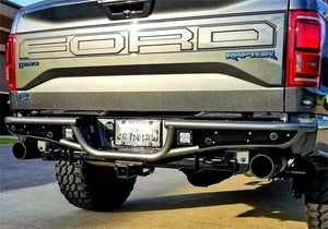 N-FAB RB-H REAR BUMPER GLOSS BLACK | 2015-2019 FORD F-150