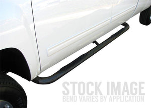 STEELCRAFT 3" BLACK ROUND RUNNING BOARDS | 2009-2018 DODGE RAM 1500/2500/3500 REG CAB