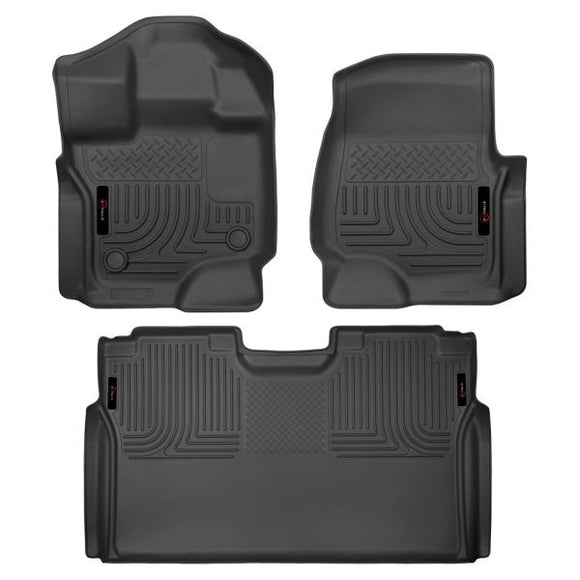 ENTHUZE FLOOR LINERS - FORD F-150 SUPERCREW 15-22 - ACTENT16381-2
