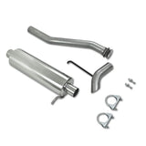 MBRP 2.5" Cat Back, Before Axle Turn Down, AL, 2004-2012 Colorado/Canyon 2.8/2.9/3.5/3.7L EC/CC-SB - S5052AL