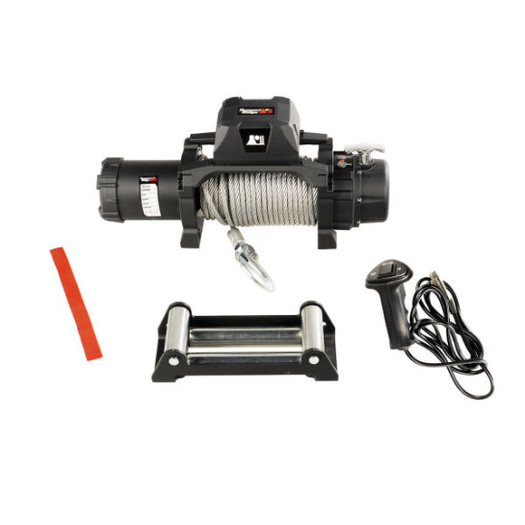 RUGGED RIDGE TREKKER C10 WINCH, 10,000LB CABLE WIRED